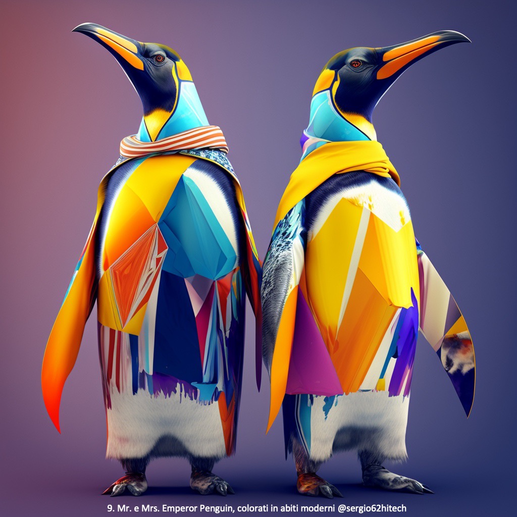 Mr and Mrs Emperor Penguin 9 @sergio62hitech